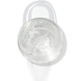 In The Clear Face & Eye Gloss in an open round jar gleams with a glossy swipe beneath it on a white background, showcasing the ColourPop Face & Eye Gloss for dewy, glass-skin shine on lids and cheeks.