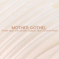 Mother Gothel ColourPop Liquid Highlighter swatched in glossy, sweeping strokes, showing a white opal base that shifts to a golden copper duochrome with fine shimmer; close-up texture view for shade selection.