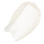 Clear, high-shine swatch of ColourPop Fresh Kiss Glossy Balm in Vanilla Cake, swept in a thick arc on a white background.