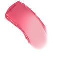 Adore You shade swatch of ColourPop Lip and Cheek Balm, a glossy rosy-pink swipe tapering from rich rose to soft blush, smeared to show creamy, sheer-to-buildable payoff on a clean white background.