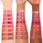 It’s a Look ColourPop Lip and Cheek Balm swatched on three arms (light, medium, deep skin tones), revealing a warm rosy pink with a dewy finish, shown alongside labeled shades like Girls Night and Baby Bunny for easy shade comparison.