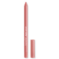 ColourPop Lippie Pencil Oh Snap with tip exposed and cap placed beside it on a white background, showcasing the muted rosy nude shade and slim barrel with ColourPop branding for precise lip lining.