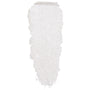 Tassel Super Shock Shadow by ColourPop - pearly white eyeshadow swatch shimmering with icy silver microglitter - smeared in a single swipe to show creamy texture and high-shine finish, on a clean white background.